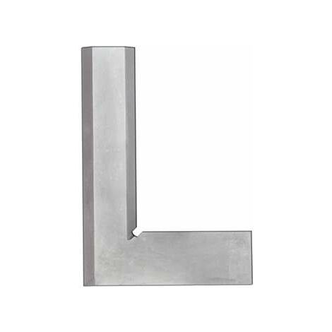 Squadra in acciaio 90° bisellata 200x130mm DIN875/00 lato smussato - SM 40 SQ11