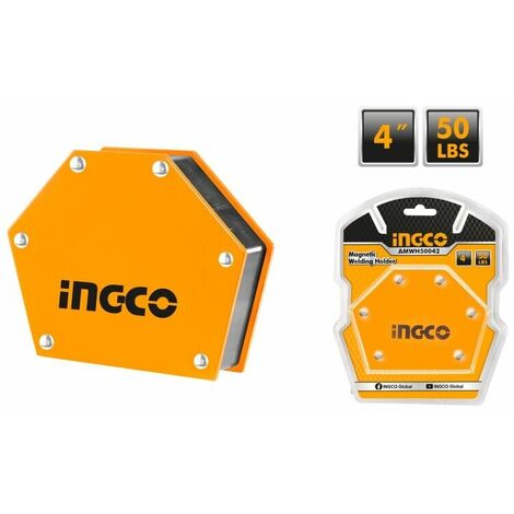 Squadra Magnetica per Saldatrici Angolo Magnetico da 30°45°60°75°90°105°120°150° - 4” – 50Lb