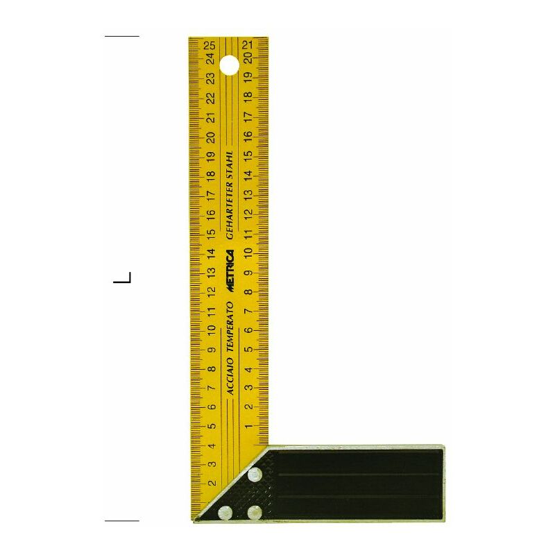 Squadra per falegnami a 45° - 250 mm.