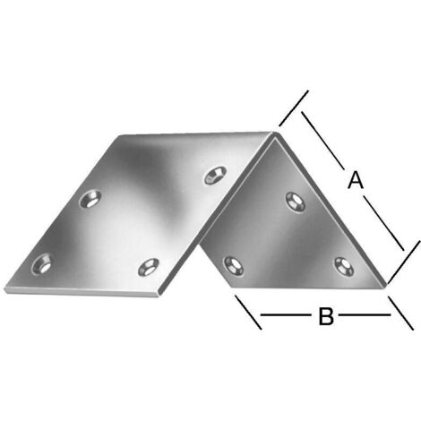 SQUADRETTA AD ANGOLO 30X30X30MM ZINCATA