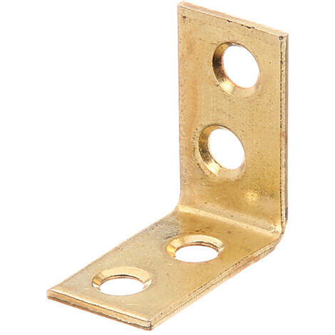 SQUADRETTA AD ANGOLO 40X40X15MM OTTONE