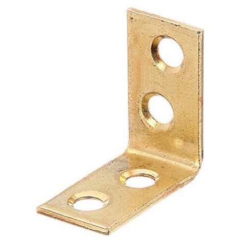 SQUADRETTA AD ANGOLO 50X50X15MM OTTONE