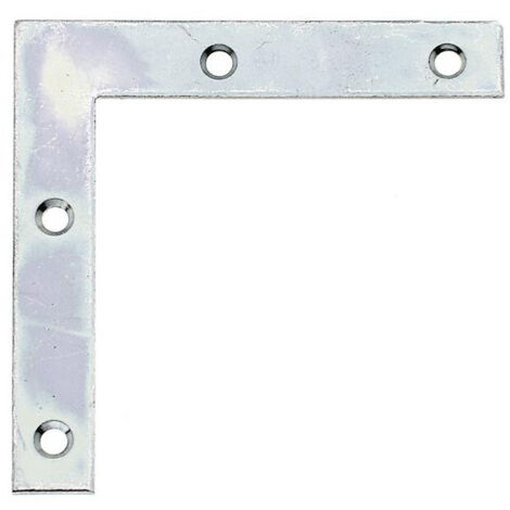 SQUADRETTA ANGOLARE 60X60X10MM PIATTA ZINCATA