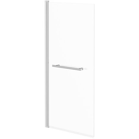 Square Bath Screen with Towel Rail