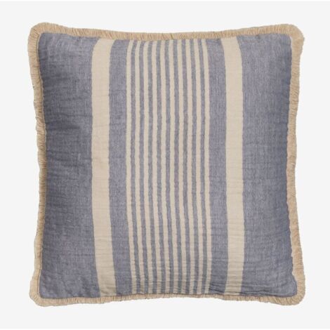 Square cotton cushion (45x45 cm) Lavender blue