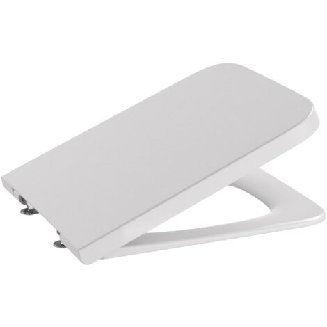 SQUARE INSPIRA - ROCA SUPRALIT® Siège et lunette de toilette avec coussin Couleur : Pearl