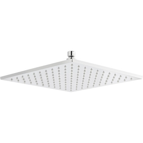 Square LED Fixed Shower Head, 300mm - Chrome
