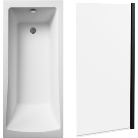 Square Single Ended 1700x700 with Leg Set & Black Screen