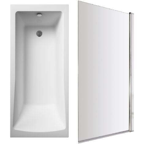 Square Single Ended 1700x700 with Leg Set & Chrome Screen