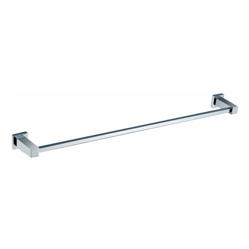 Nes Home - Square Single Towel Rail Chrome