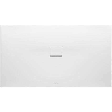 Squaro Infinity, Receveurs de douche rectangulaires, 800 x 40 x 15 mm, Rectangulaire, modèles standard installation universelle Stone White