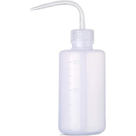 Squeeze Bottle Plant Watering Bottle 250ml 8oz Small Wash Bottle Squeeze Plastic Small Watering Can for Indoor Plants Succulent Watering Can (1pc)