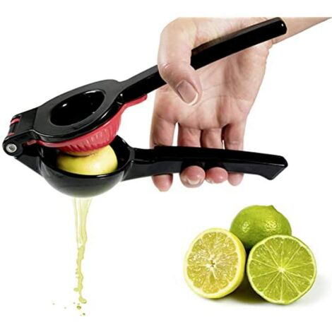 SQUEEZY – spremiagrumi e limoni – alluminio pressofuso – Metallo Black Edition