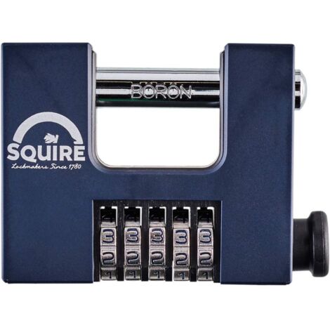Squire CBW85 Hi-Security Shutter Combination Padlock 83mm HSQCBW85