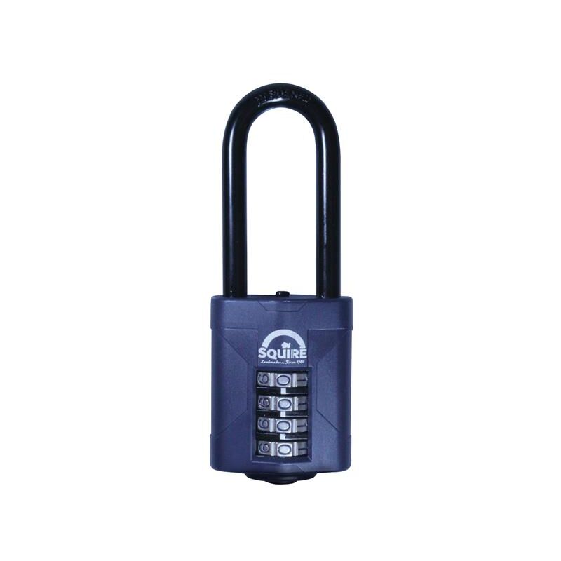 CP5025BX CP50/2.5 Combi Padlock 4-Wheel 50mm Extra Long Shackle 63.5mm - Squire