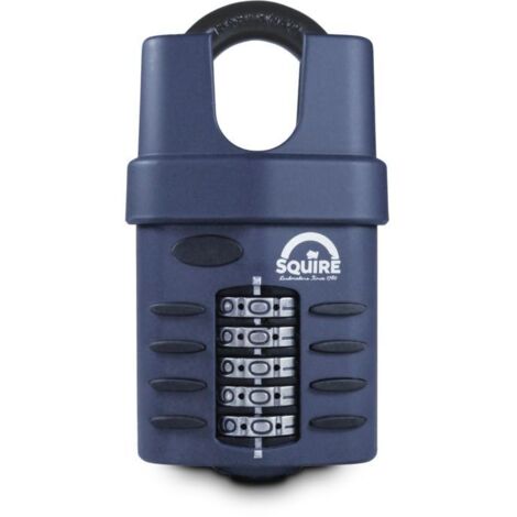 Squire CP60CS CP60 Combination Padlock 5-Wheel 60mm Close Shackle HSQCP60CS