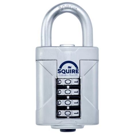 Squire VC40BX Vulcan Open Boron Shackle Combination Padlock 40mm Boxed HSQVC40BX