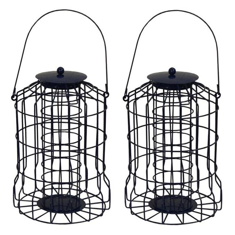Squirrel Proof Hanging Suet Fatball Bird Feeder (Set of 2)