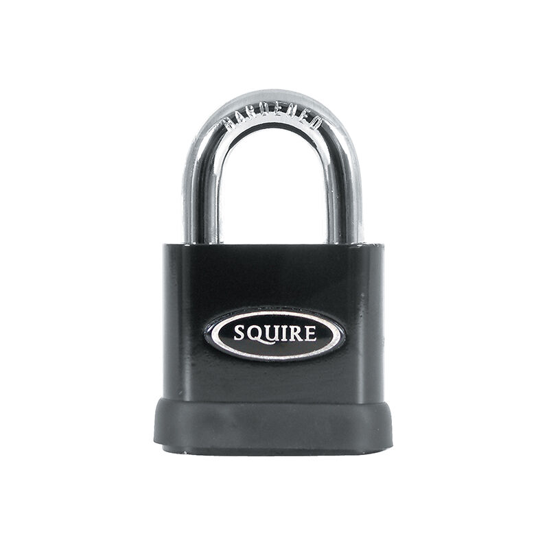 SS50P5 Stronghold Solid Steel & Brass Padlock 50mm CEN3 HSQSS50P5 - Henry Squire