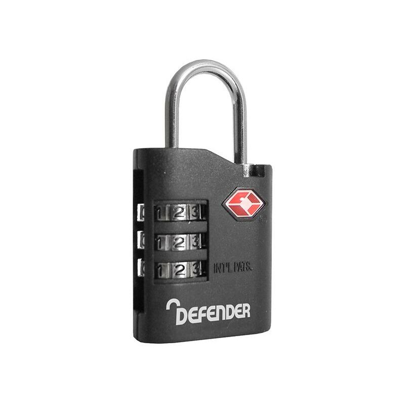 Squire Defender DFTSACOMBI135 Tsa Combination Padlock 35mm DEFTSACOMB30