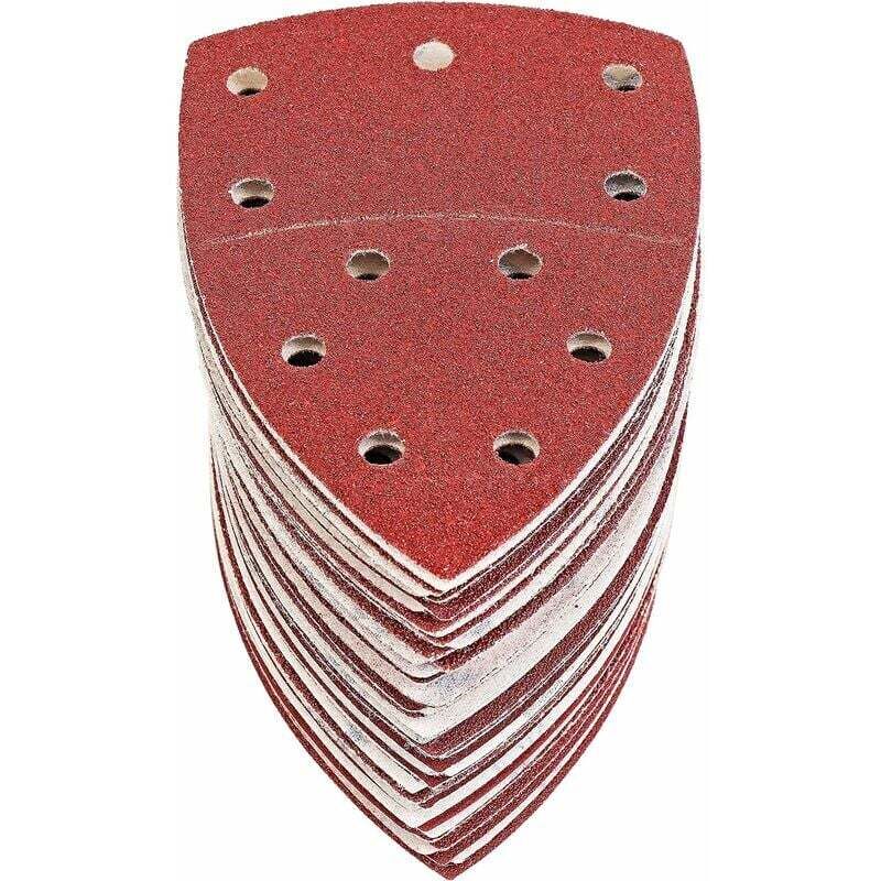 S&r 60 Feuilles Abrasives Triangles Papier Poncage Ponceuse Mouse Delta 105 x152 mm Grain P40/60/80/120/180/240 Bosch Makita Dewalt Black+Decker