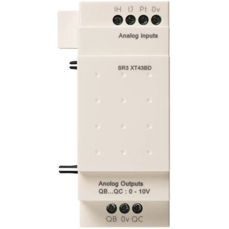 Sr3xt43bd Schneider - Automate Zelio Logic - Module D'extension E/s Analogique - 4 E/s - 24vcc