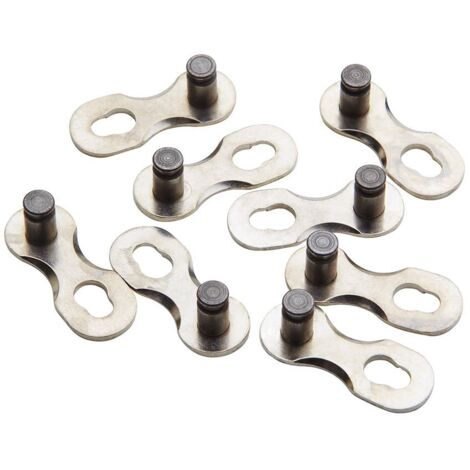 Sram Kettenverschluss Strebenschutz Führung Power Link, Accessorio 4 Coppie 8 velocità Unisex Adulto, Argento