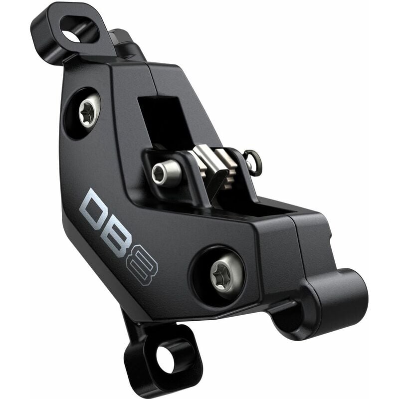 Sram - spare - disc brake caliper assembly - (assembled, no hose) diffusion black ano - minteral fluid brake - DB8 (A1): ZFSSP8056014