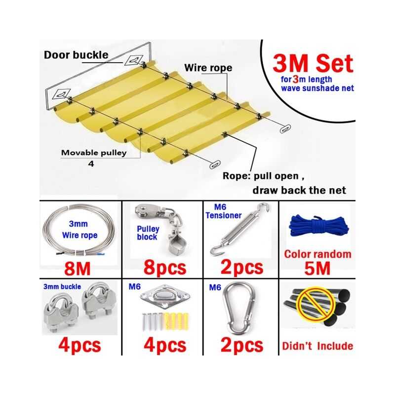 SS304 parti telescopiche di installazione della