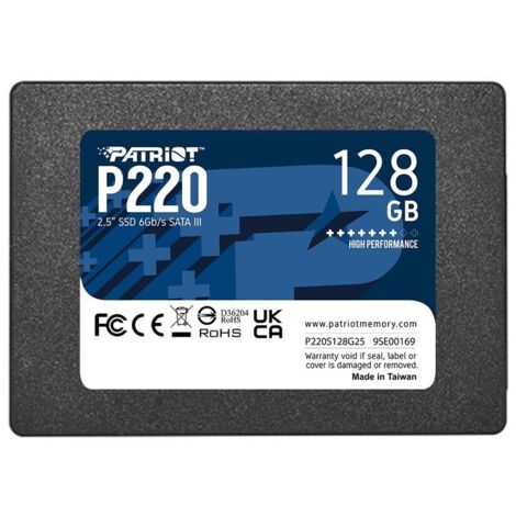 SSD 128GB Patriot P220 2.5 SATA3