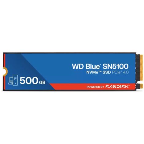 SSD Blue SN5100 500GB PCIe NVMe Gen4
