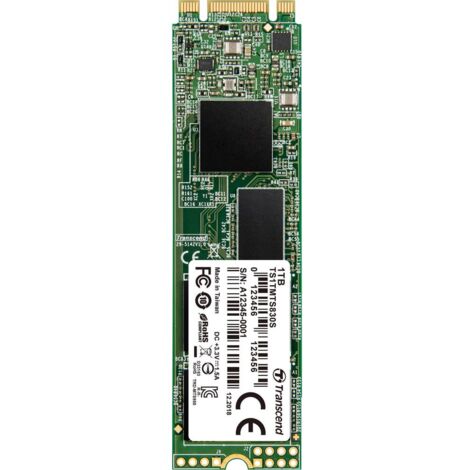 SSD interne SATA M.2 2280 Transcend MTS830S 1 To