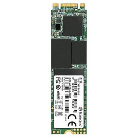 SSD M.2 2280 SATA III 6Gb/s da 2TB Transcend MTS830S B+M Key TLC