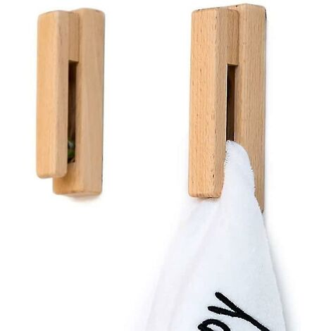 Ssdlv Wooden Towel Rack-wooden Wall-mounted Towel Hook-Thsinde
