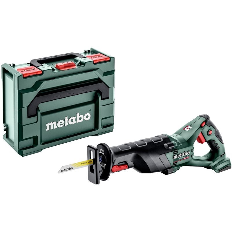 

Metabo SSE 18 LTX BL 18V Li-Ion Sierra recíproca (solo máquina) en maletín de - 32mm -sin escobillas