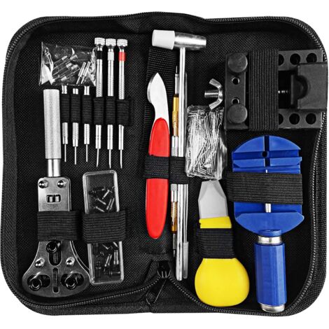 Kit D'outils Horlogerie Pour Ouvrir Couvercle Montre, Changer Pile - Outils Réparation Complet, Neuf