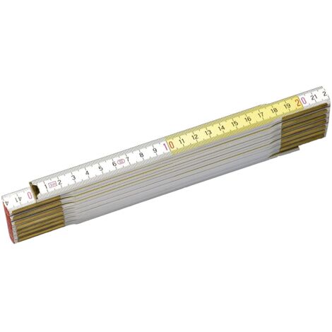 ST DOPPIO METRO BIANCO/GIALLO SPESSORE 3 MM