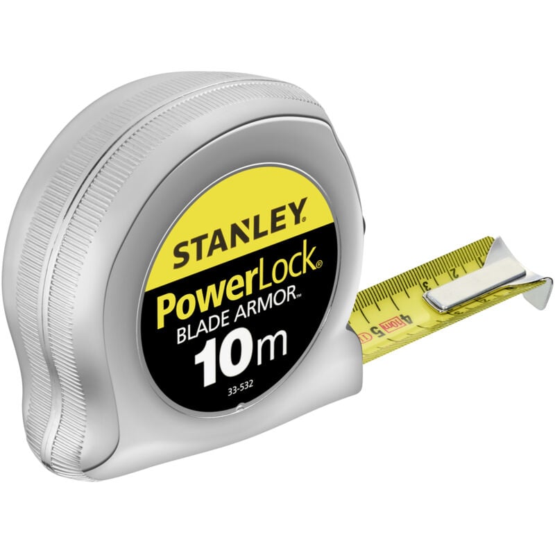 Image of Stanley - 0-33-532 Flessometro PowerlockARMATURA a lama 10 m x 25 mm