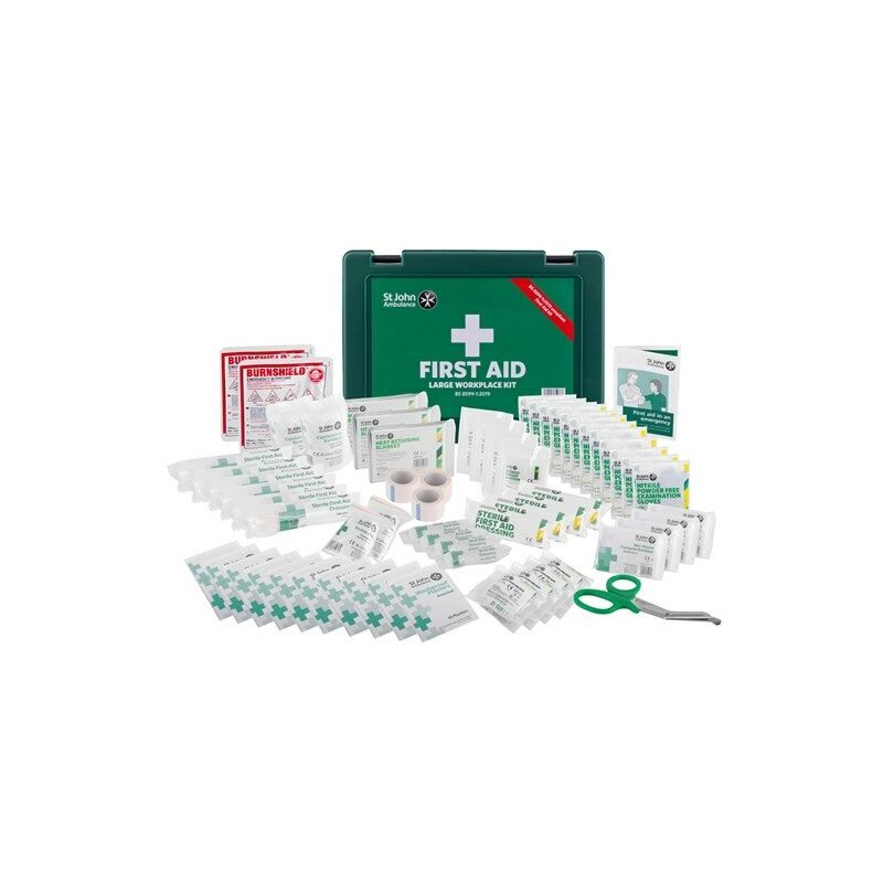 BS 8599-1:2019 Compliant Large Workplace First Aid Kit - St John Ambulance