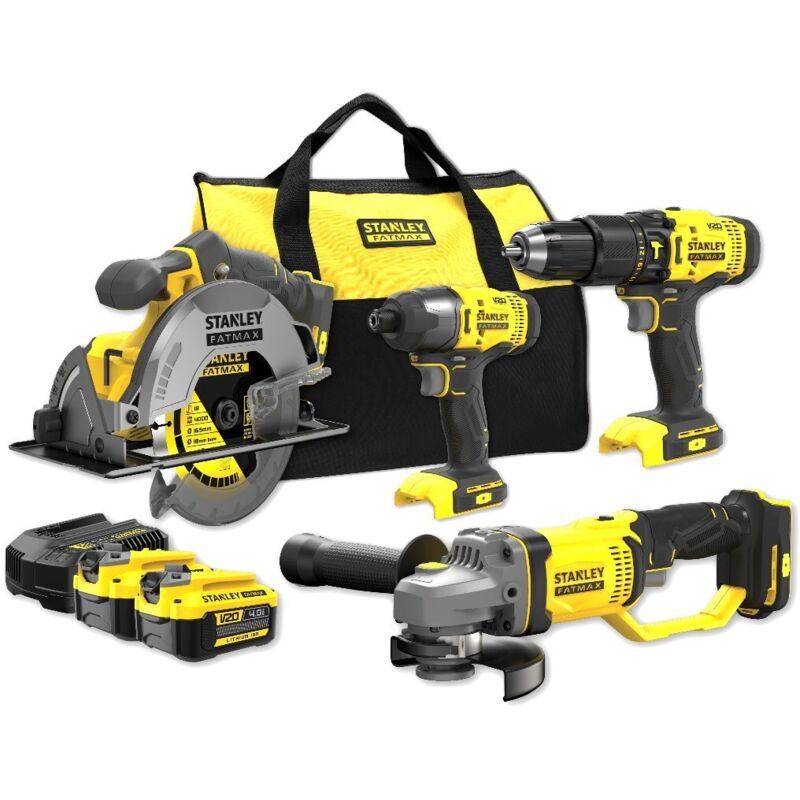 Kit Combiné D'Outils STANLEY V20 SFMCK469M2-QW – 4 Outils Sans Fil 18V avec 2 Batteries 4Ah - vue 9