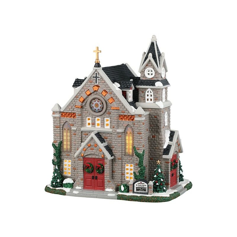 Lemax St. Luke's Church Mit Adapter Art.-nr. 35055