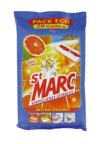 Serpillère jetables soleil - x20 - St Marc