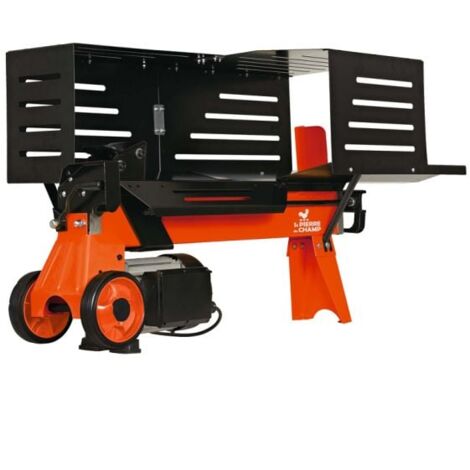 St Pierre Du Champ – Fendeur de bûches électrique 6T 2200W – Force de pression 6 tonnes – Longueur max 52 cm – Diamètre max 25 cm – Utilisation horizontale