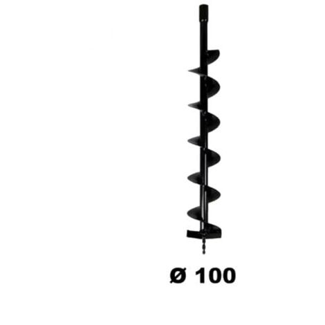 St Pierre Du Champ – Mèche pour tarière thermique Ø100mm x 80cm – Acier pour forage performant – Compatible avec tarière 51.7CC - 100mmX80cm