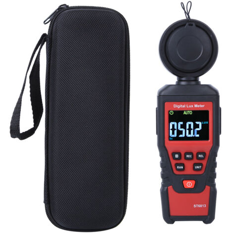 ST6813 Luxmètre Portable Écran LCD pour Mesurer l'Intensité Lumineuse 1-100000 Lux