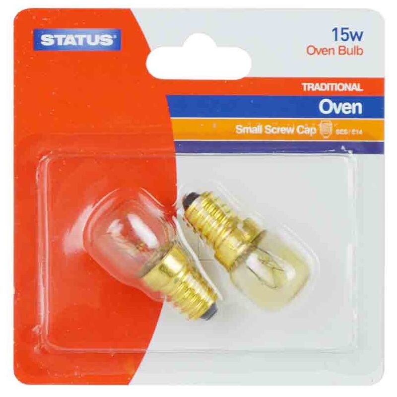 Image of Oven Lamps Clear 15W ses Pack-2 - Status