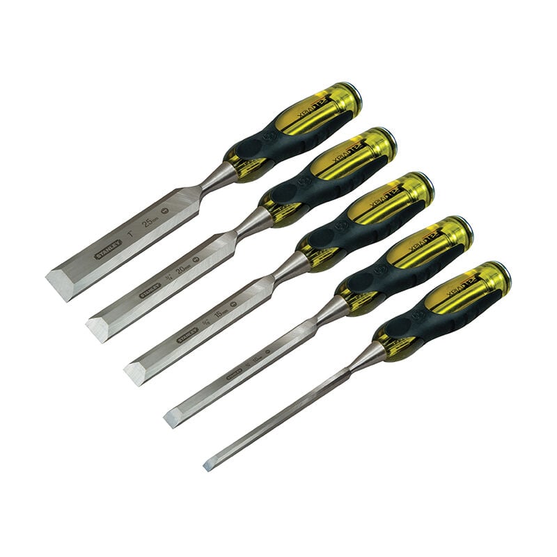 Stanley - FatMax® Bevel Edge Chisel with Thru Tang Set, 5 Piece STA216269