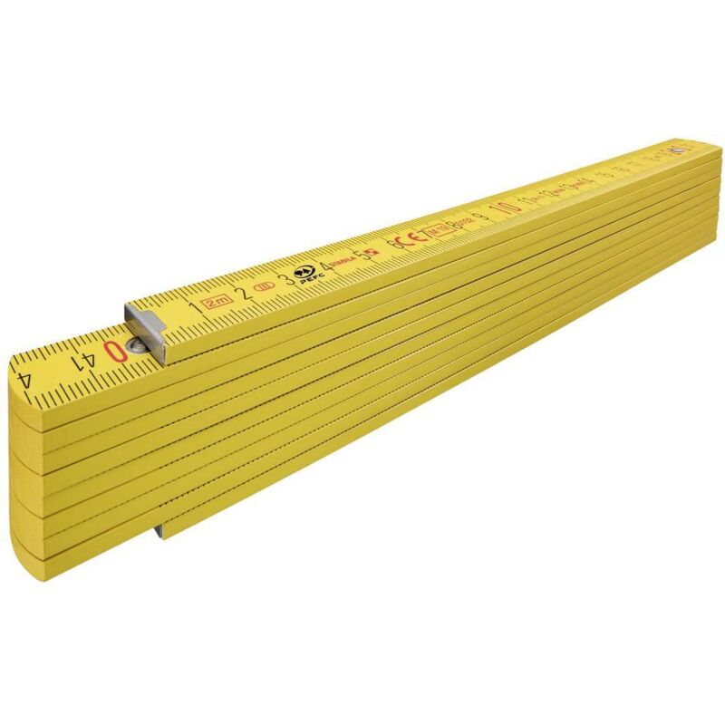 FP - Stabila Holz-Gliedermaßstab Type 400 14556 Metro ad asta 2 m Legno di faggio