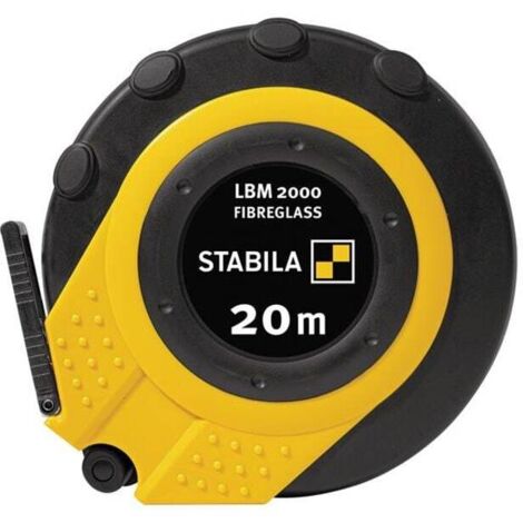 Stabila 19654 LBM 2000 Closed Fibreglass Tape 20m (Width 13mm) (Metric only) STB19654
