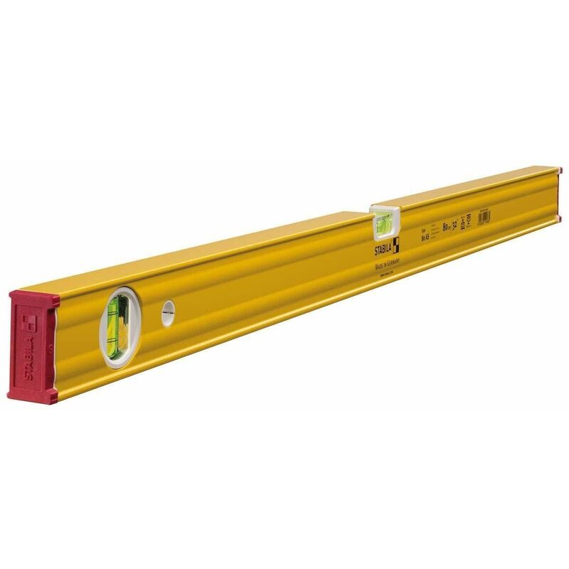 80 as Spirit Level 2 Vial 19166 80cm STB80AS80